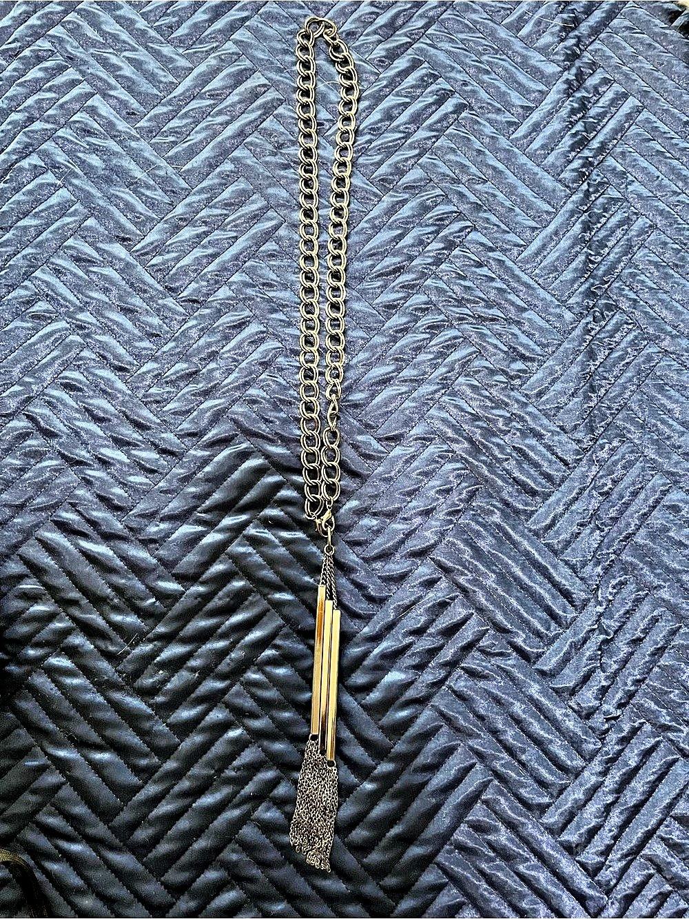 Premier Designs Layered Tassel Pendant Necklace